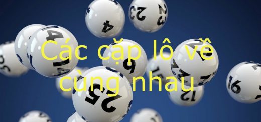 các cặp lô về cùng nhau